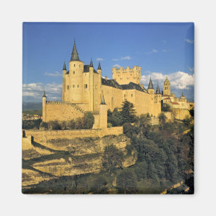 Europe, Spain, Segovia. The imposing Alcazar, Magnet
