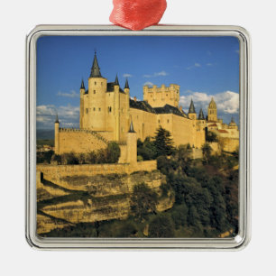 Europe, Spain, Segovia. The imposing Alcazar, Metal Tree Decoration