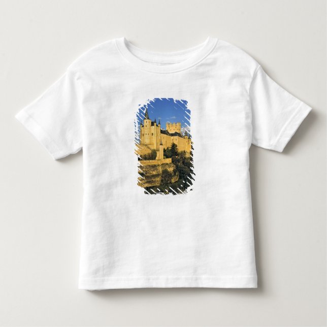Europe, Spain, Segovia. The imposing Alcazar, Toddler T-Shirt (Front)