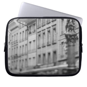Europe, Switzerland, Bern. Tram, Marktgasse Laptop Sleeve