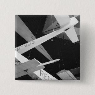 Europe, Switzerland, Lucerne. Aerial glider 15 Cm Square Badge