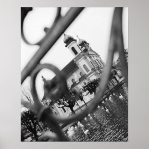 Europe, Switzerland, Lucerne. Jesuit church Poster