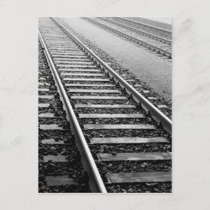 Europe, Switzerland, Zurich. Train tracks Postcard