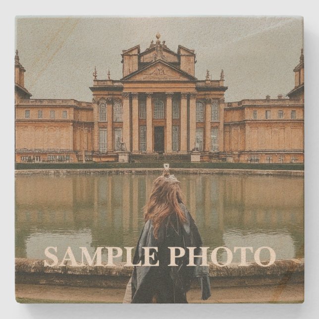 Europe Travel Architecture Custom Photo Coaster (Front)