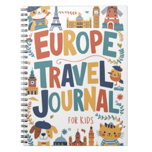 Europe Travel Journal for Kids