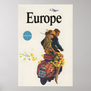 Europe Travel Poster