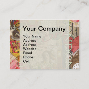 Europe Travel Vintage European Paris France Art Business Card