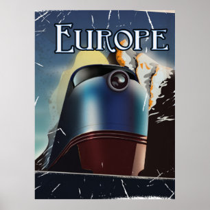 Europe Vacation travel poster