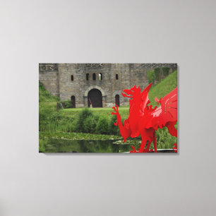 Europe, Wales, Cardiff. Cardiff Castle. Welsh Canvas Print