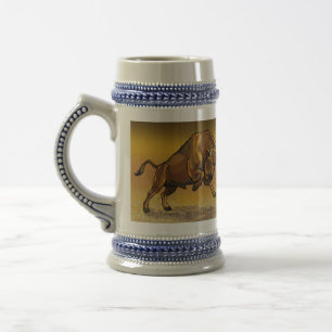 european bison beer stein