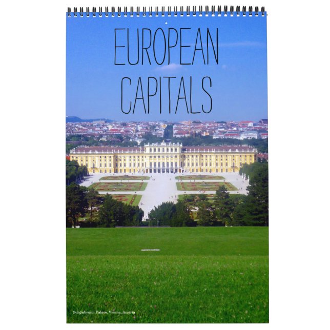 european capitals 2027 calendar (Cover)