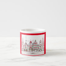 European Christmas Shops Espresso Cup