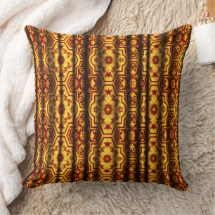 European court Baroque Geometric Floral Scoll Cushion