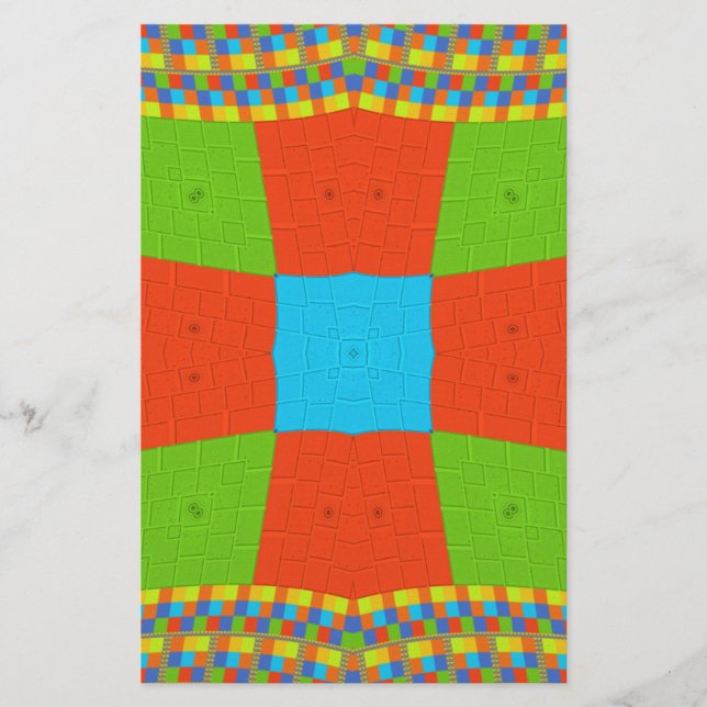 European ethnic tribal pattern (Front)