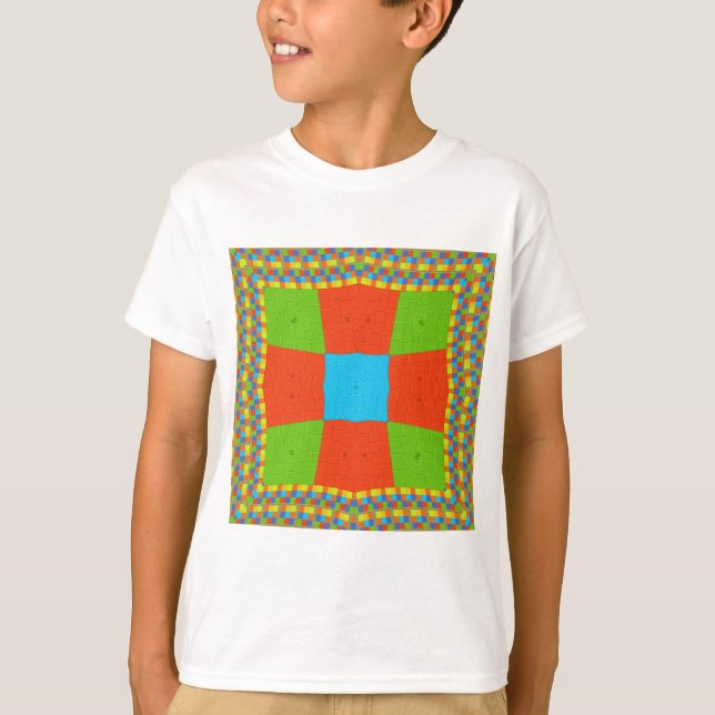European ethnic tribal pattern T-Shirt (Front)