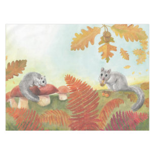 European Fat Dormouse (Glis glis) in Nature Tablecloth