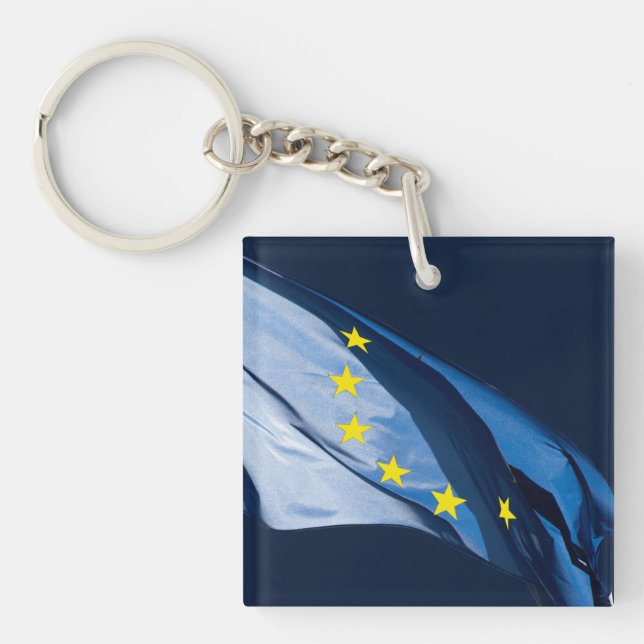 European flag key ring (Front)