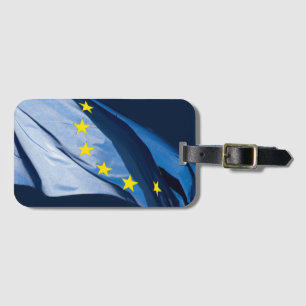 European flag luggage tag