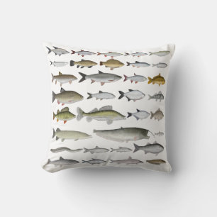 European Freshwater Fish Group Cushion