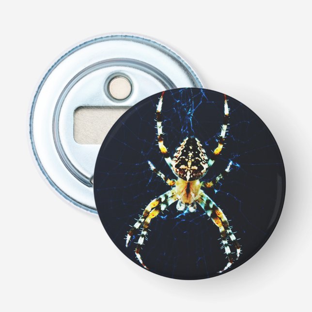 European Garden Spider bocna Bottle Opener (Front)