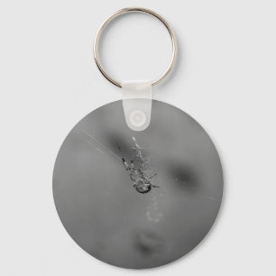 European garden spider key ring