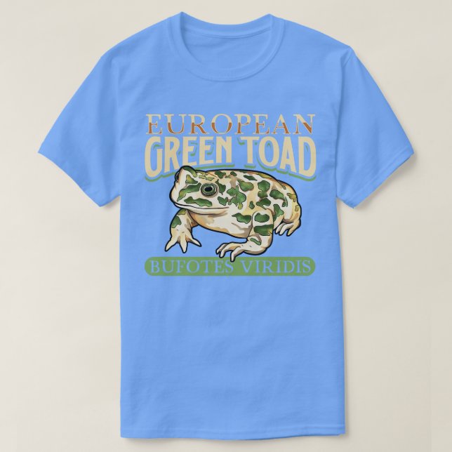 European Green Toad T-Shirt (Design Front)