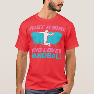 European Handball Girl Team Player Gift  T-Shirt