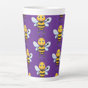 European honey bee latte mug