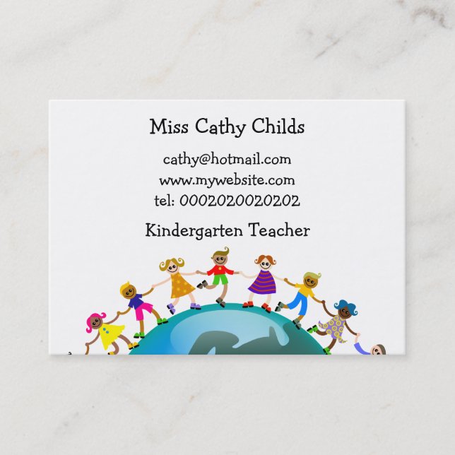 European Kids, Business Card (Front)