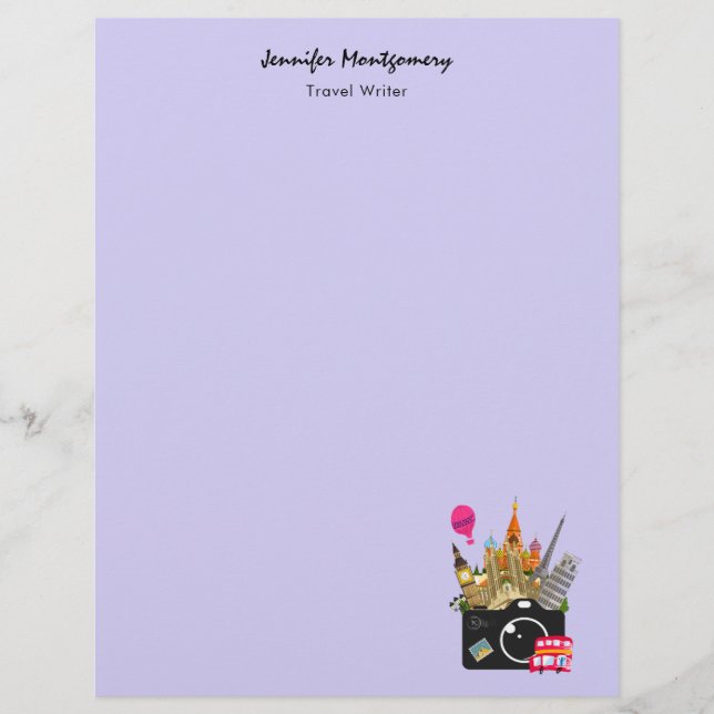 European Landmarks with a Camera (Front)