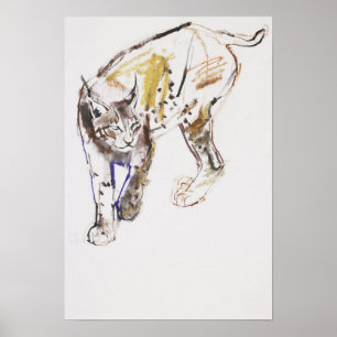European Lynx Poster