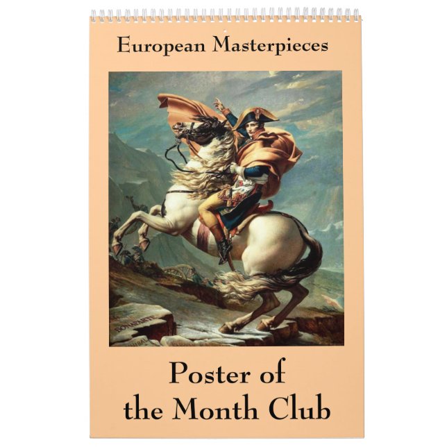 European Masterpieces Poster of the Month Club Calendar (Cover)