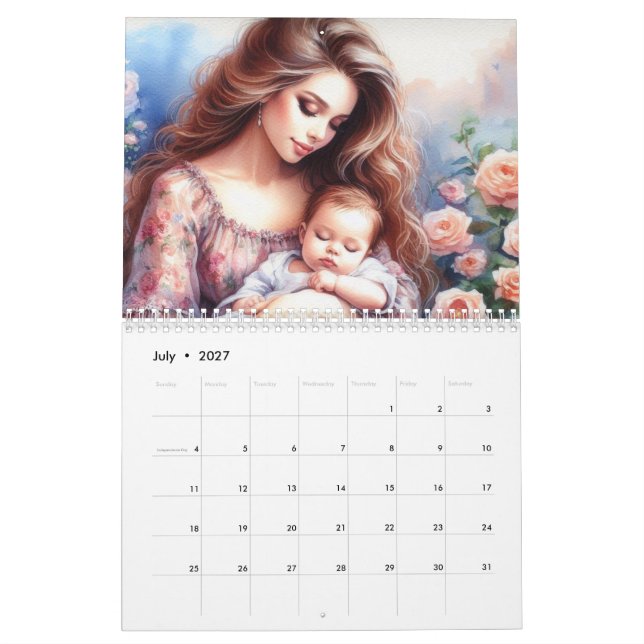 European Moms Calendar (Jul 2027)