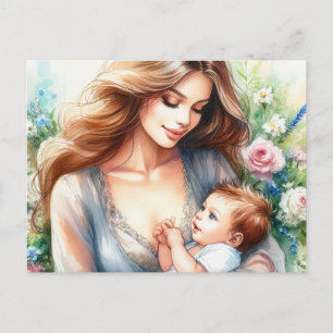 European Mum 3 Postcard