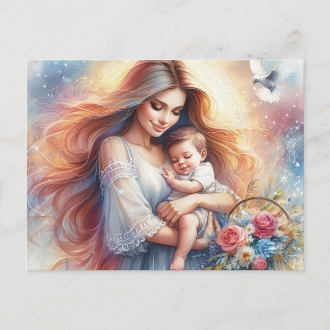 European Mum 5 Postcard (Front)