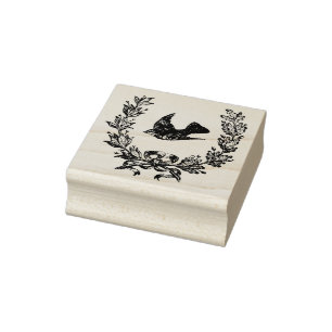 European "Old World" Style Rubber Stamp