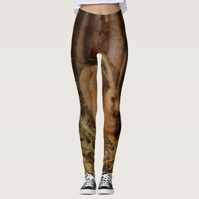 European painting Rabbit Year 2023 Yoga leggings (Front)