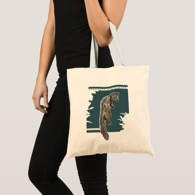 European Pine Marten Tote Bag (Front (Product))