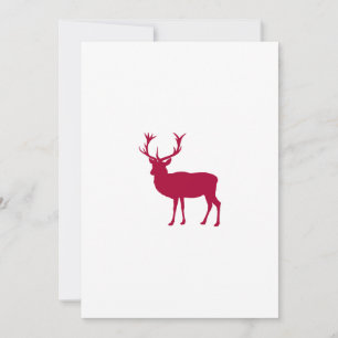European Red Deer Stag - Stag Party Invitation