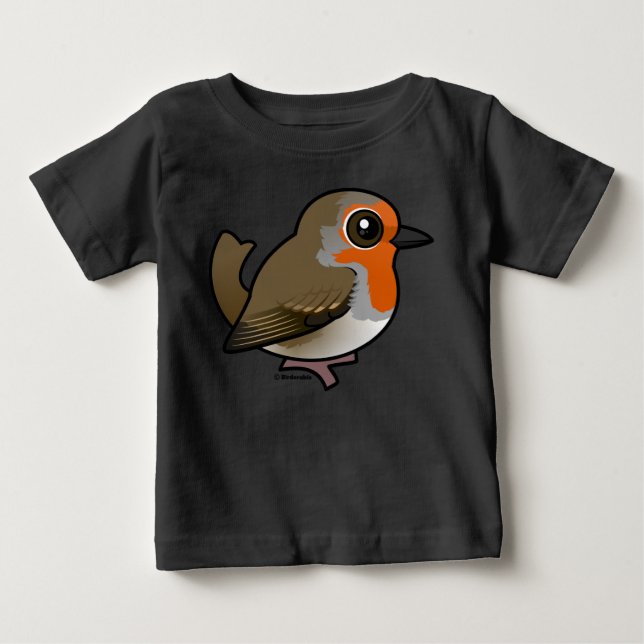 European Robin Baby T-Shirt (Front)