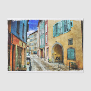 European Scene Decoupage Tissue Paper