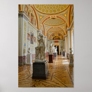 European Sculpture Gallery, Hermitage Museum Poster