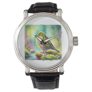 European Serin 130724AREF113 - Watercolor Watch