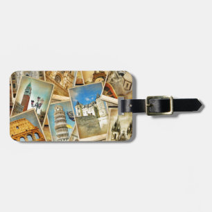 European snapshots luggage tag