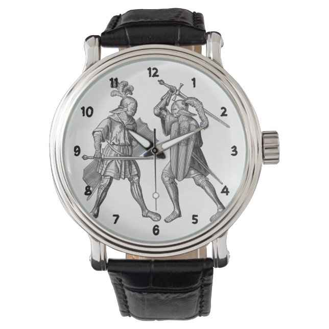 European Style Swordsman Warrior Watch (Front)