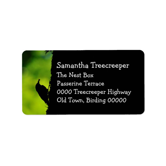 European treecreeper label (Front)