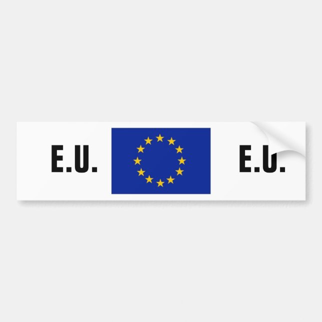 European union bumper sticker (Front)
