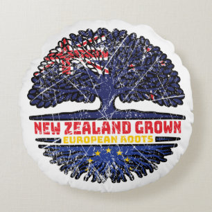 European Union EU Europe New Zealander New Zealand Round Cushion