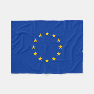 European Union EU Flag Europe Fleece Blanket