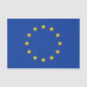 European Union EU flag gift wrapping tissue paper